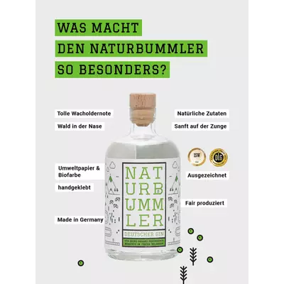 Manukat Gin & Tonic Perfect Serve Bummelbeere Rot  (1x Naturbummler + 3x Mistelhain DASTONIC Trend)
