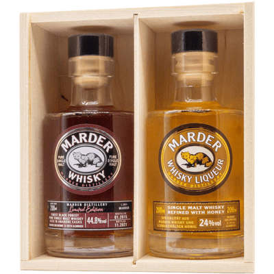 Marder Whisky Probierset (1x Whisky Liqueur + Whisky Amarone)