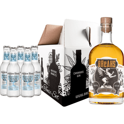 Breaks Connoisseur Set Reserve Gin (1x Reserve Gin + 5x Fever Tree Premium Dry Tonic Water)