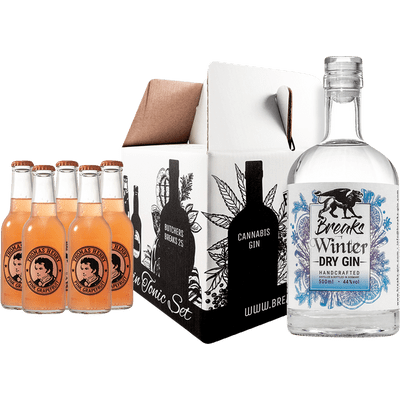 Breaks Genießer-Set Winter Gin (1x Winter Gin + 5x Thomas Henry Pink Grapefruit)
