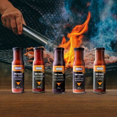 BBQ sauces 5s tasting package