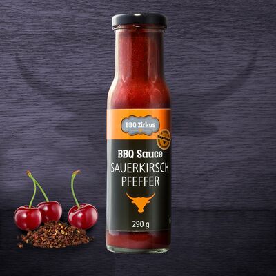Sour Cherry Pepper BBQ Sauce