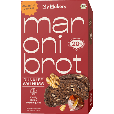 Maronibrot Dark Walnut Organic Bread Mix