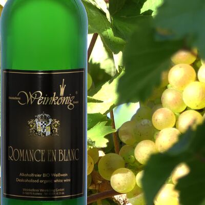 Romance en Blanc - Non-alcoholic drink from organic white wine cuvée