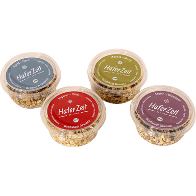 Organic Granola Minis tasting set of 4