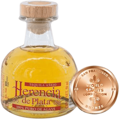 Herencia de Plata Tequila Añejo Miniature