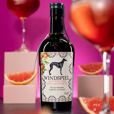 Windspiel Premium Gin Pink Grapefruit Alkoholfrei 2